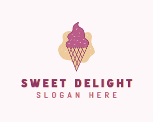 Sherbet - Ice Cream Gelato Cone logo design
