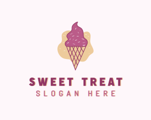 Sherbet - Ice Cream Gelato Cone logo design