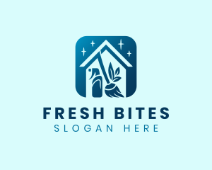 House Cleaning Sanitation Logo