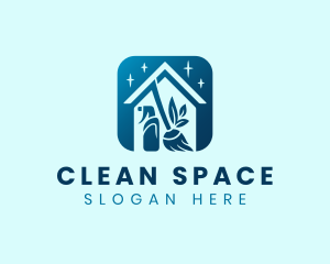 Tidy - House Cleaning Sanitation logo design