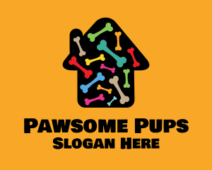 Pet Bone Kennel logo design