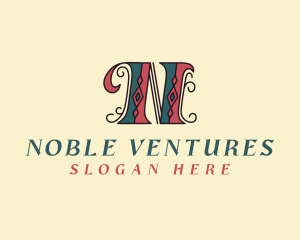 Antique Studio Letter N logo design