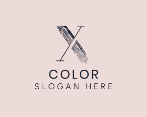 Skincare - Beauty Blogger Letter X logo design