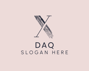 Fragrance - Beauty Blogger Letter X logo design