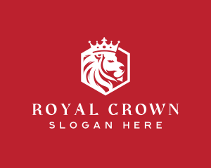 Royal Crown Lion logo design