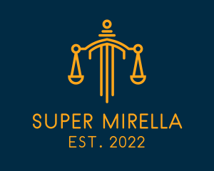 Attorney - Golden Scale Law Firm logo design