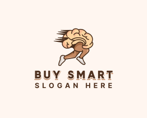 Brain Running Intelligence logo design