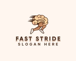 Run - Brain Running Intelligence logo design