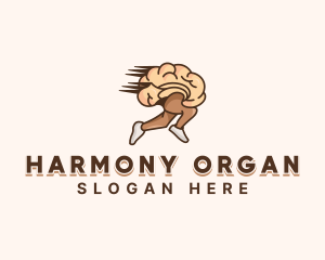 Organ - Brain Running Intelligence logo design