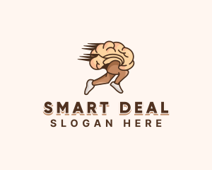 Brain Running Intelligence logo design