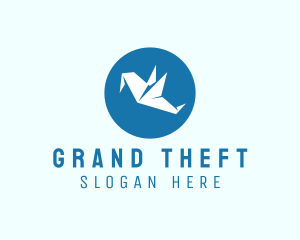 Paper Swan Origami Logo