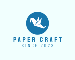 Paper Swan Origami logo design