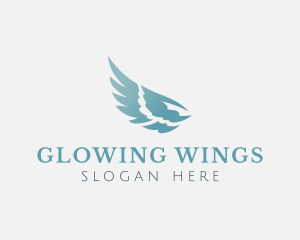 Beauty Angel Wings logo design