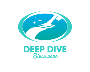 Deep - Deep Cleaning Vacuum logo design
