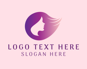 Redhead - Woman Hair Beauty Salon logo design