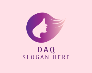 Woman Hair Beauty Salon Logo