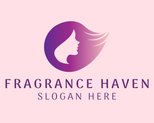 Woman Hair Beauty Salon logo design