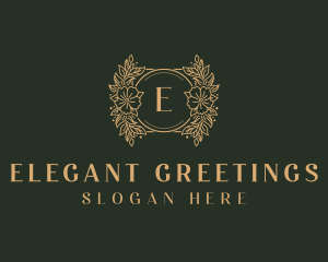 Elegant Flower Boutique logo design