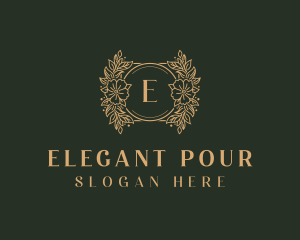 Elegant Flower Boutique logo design