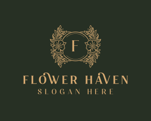 Elegant Flower Boutique logo design