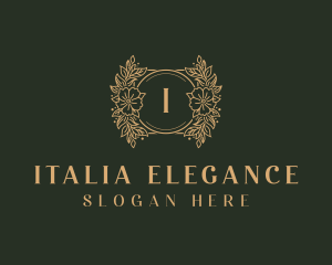 Elegant Flower Boutique logo design