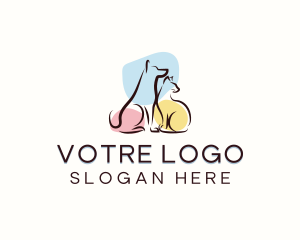 Hound - Animal Pet Grooming logo design
