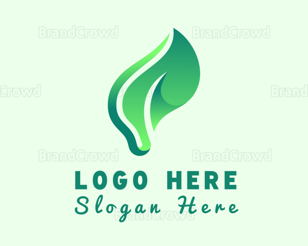 Herbal Botanical Leaf Logo