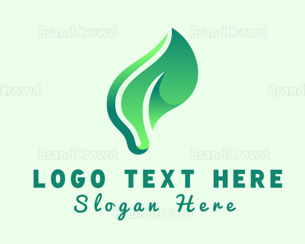 Herbal Botanical Leaf Logo