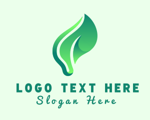 Herbal Botanical Leaf logo design