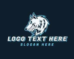 Werewolf - White Wolf Esport Gaming logo design