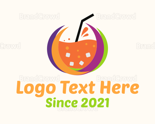 Tropical Fresh Drink Logo