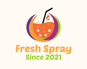 Tropical Fresh Drink logo design