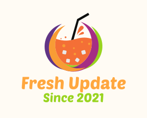 Tropical Fresh Drink logo design