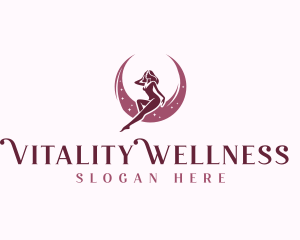 Wellness Woman Body logo design