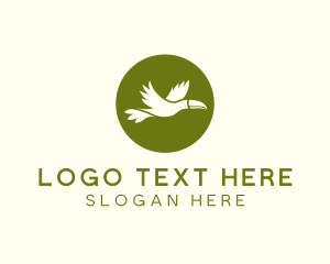 Cassowary - Wild Toucan Zoo logo design