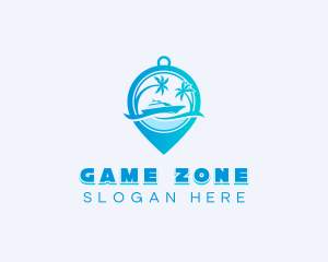 Tour Guide - Beach Boat Island logo design