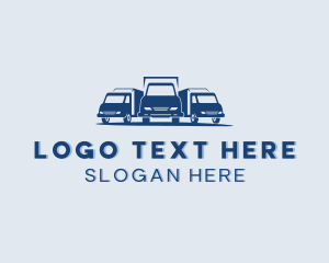 Transportation - Truck Shipping Delivery logo design