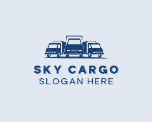 Truck Shipping Delivery logo design