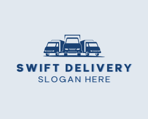 Truck Shipping Delivery logo design