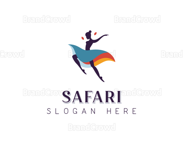 Gymnast Ballet Performer Logo