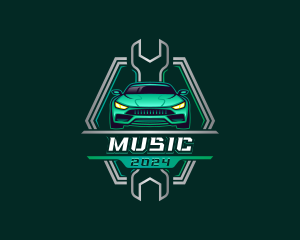 Car Auto Mechanic Wrench Logo