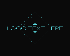 Information Technology - Cyber Tech Diamond logo design