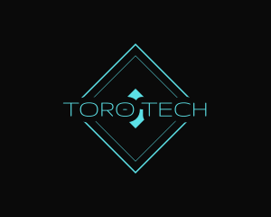 Cyber Tech Diamond logo design