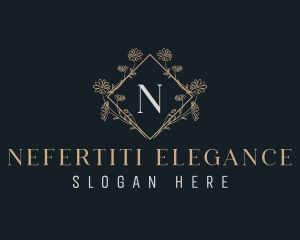 Natural Flower Garden logo design