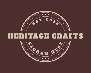 Traditional - Hipster Badge Traditional logo design