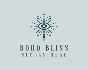 Mystic Bohemian Eye logo design