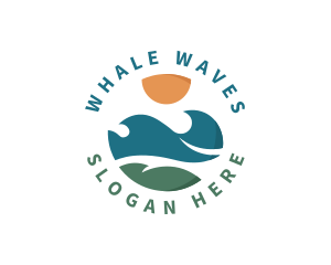 Wave Beach Resort logo design