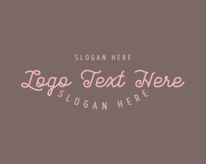 Stylish Feminine Brand Logo