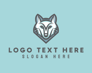 Malamute - Canine Dog Wolf logo design