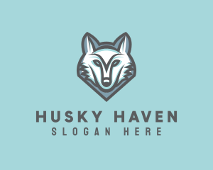 Canine Dog Wolf logo design